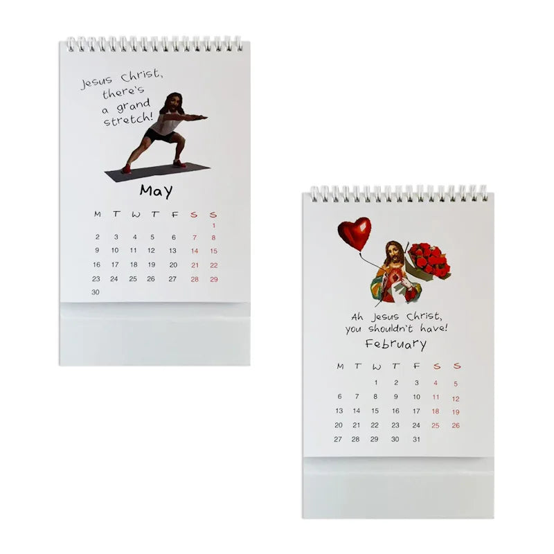 Jesus Christ WHAT A YEAR Calendar 2026