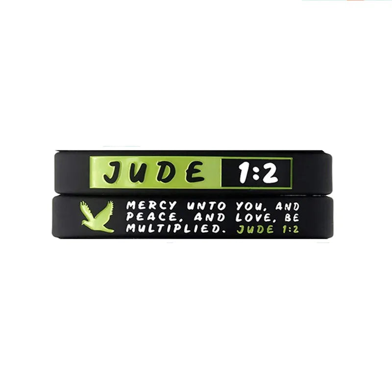 Christian Bible Verse Silicone Bracelet