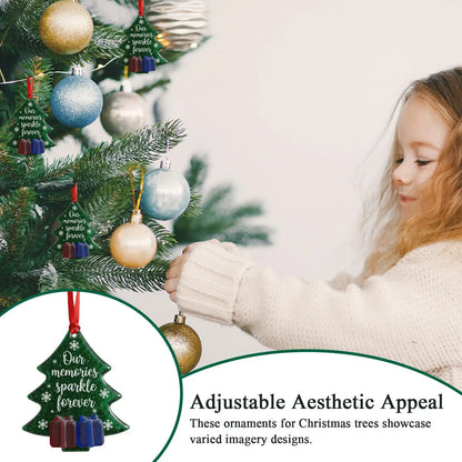 Christmas Tree Sea Glass Ornament Coastal