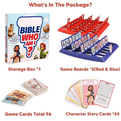 Guess Bible Who I Am Board Games – Kids & Family Faith Game