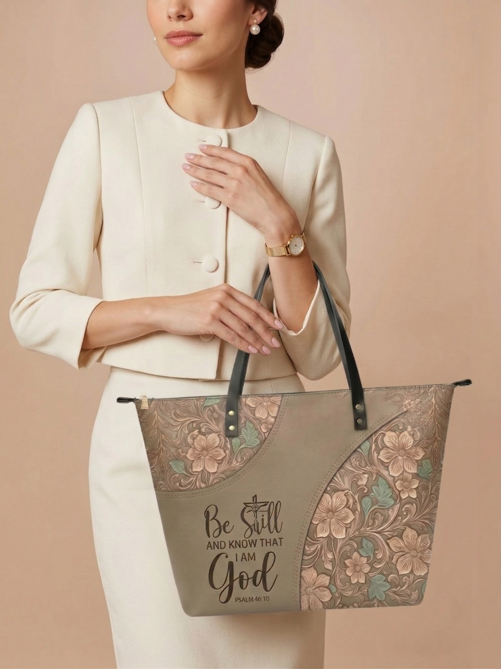 "Still & Trust" Leather Tote Bag