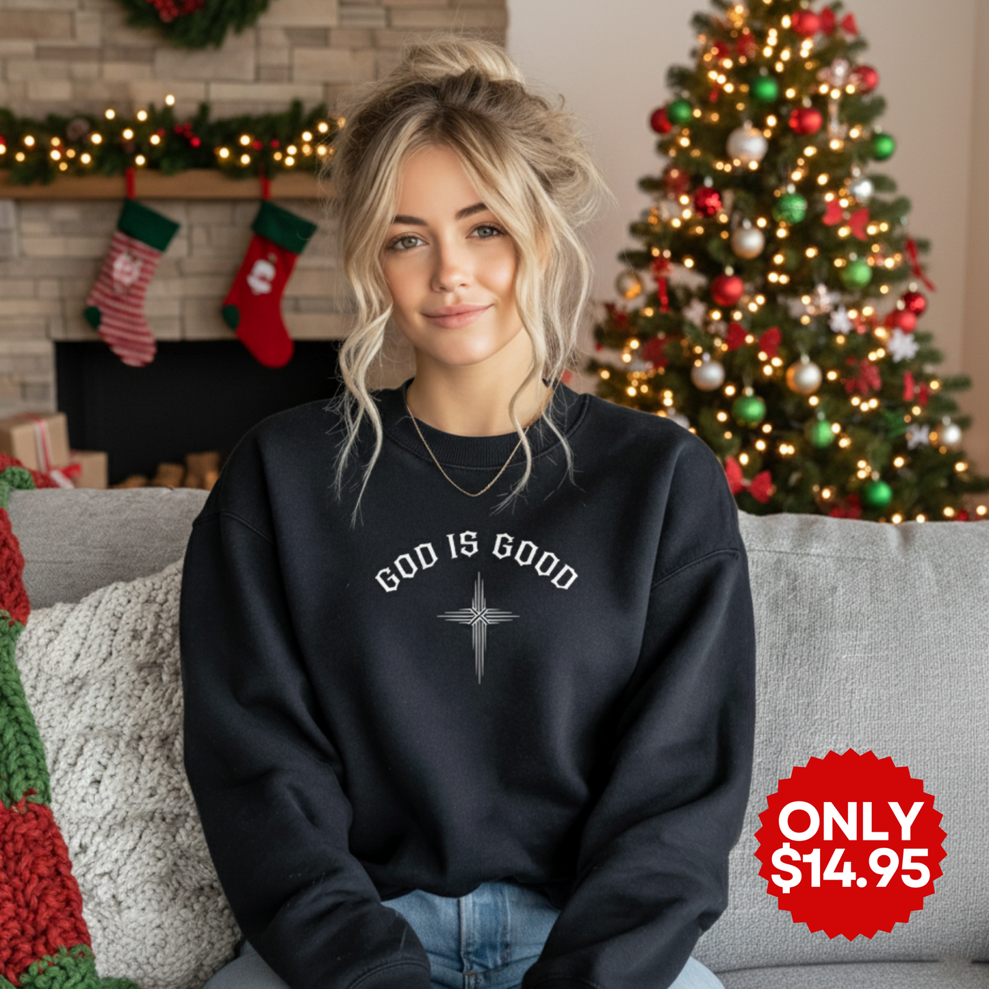 God is Good Christian Sweatshirt