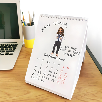 Jesus Christ WHAT A YEAR Calendar 2026