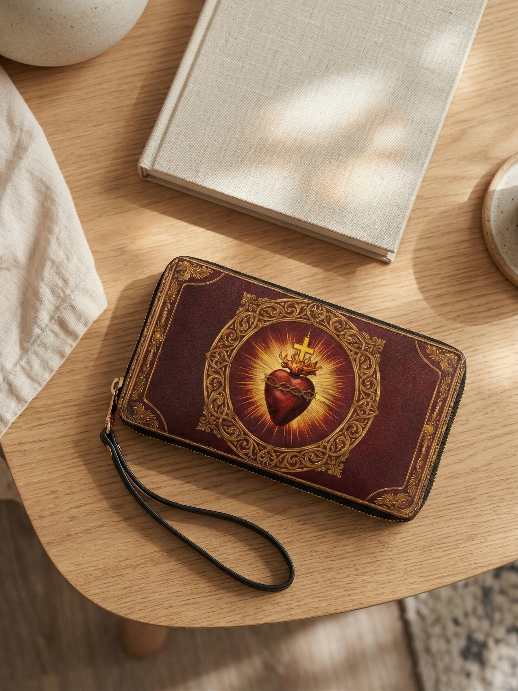 Thorned Heart Leather Wallet