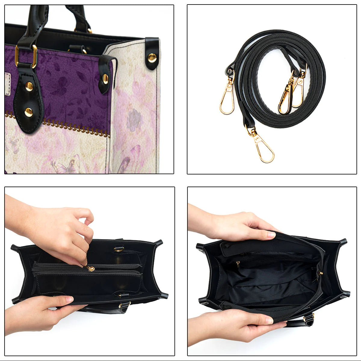 Corinthians 16:14 Let All That You Do Be Done In Love - Thoughtful Gift For Christians - Personalized Leather Handbag With Handle - AT4080836