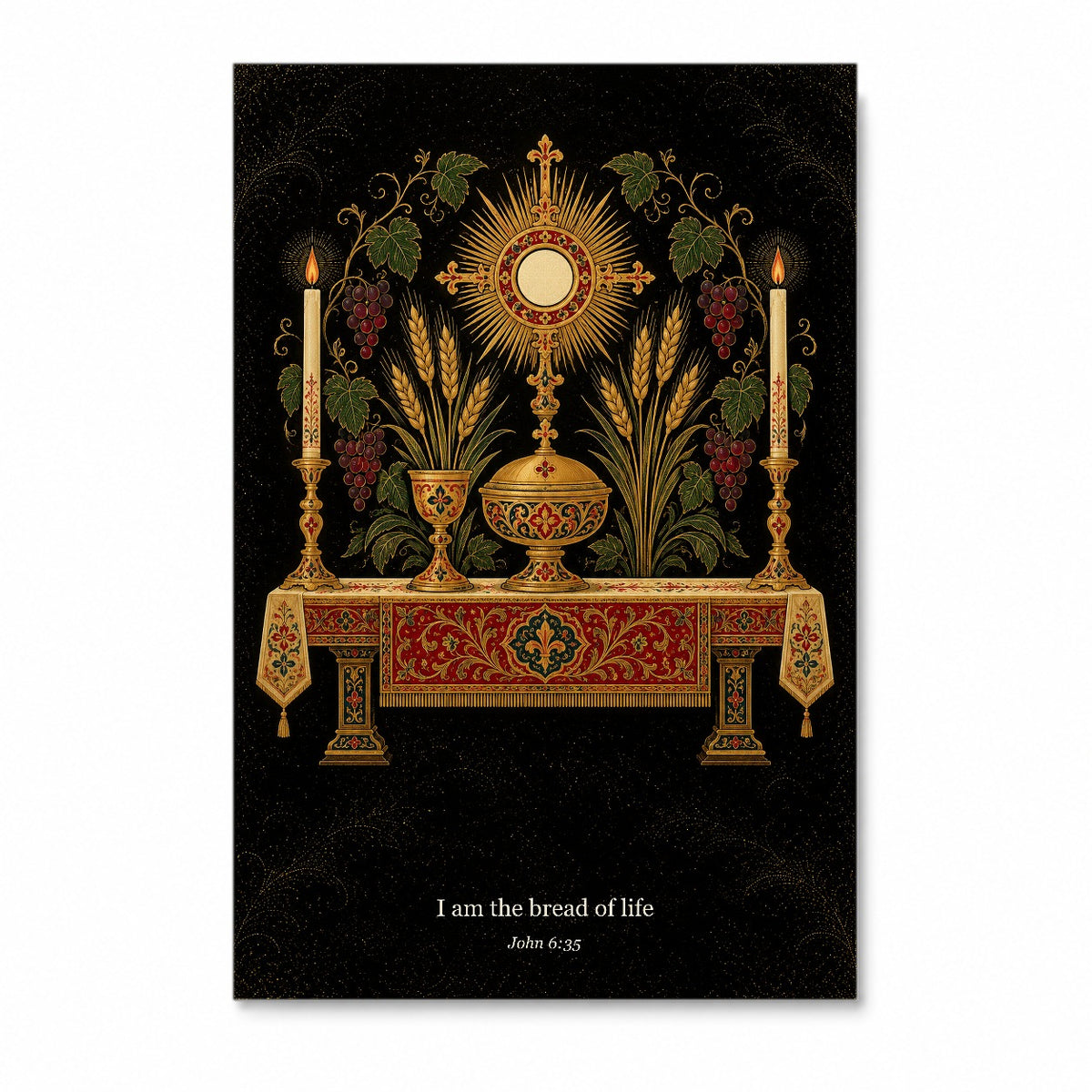 Adoremus VI Canvas Wall Art - Catholic Wall Art, front view