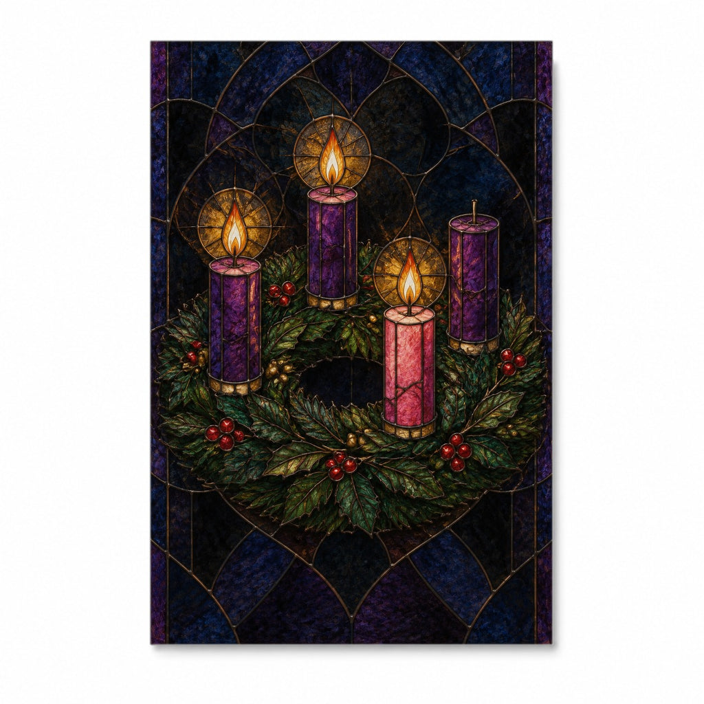 Adventus Lucis Canvas Wall Art - Catholic Wall Art, front view