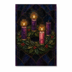 Adventus Lucis Canvas Wall Art - Catholic Wall Art, front view