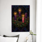 Adventus Lucis Canvas Wall Art - Catholic Wall Art, detail view