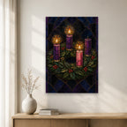 Adventus Lucis Canvas Wall Art - Catholic Wall Art, gift presentation