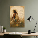 Agnus Dei Canvas Wall Art - Catholic Wall Art, close-up of the print