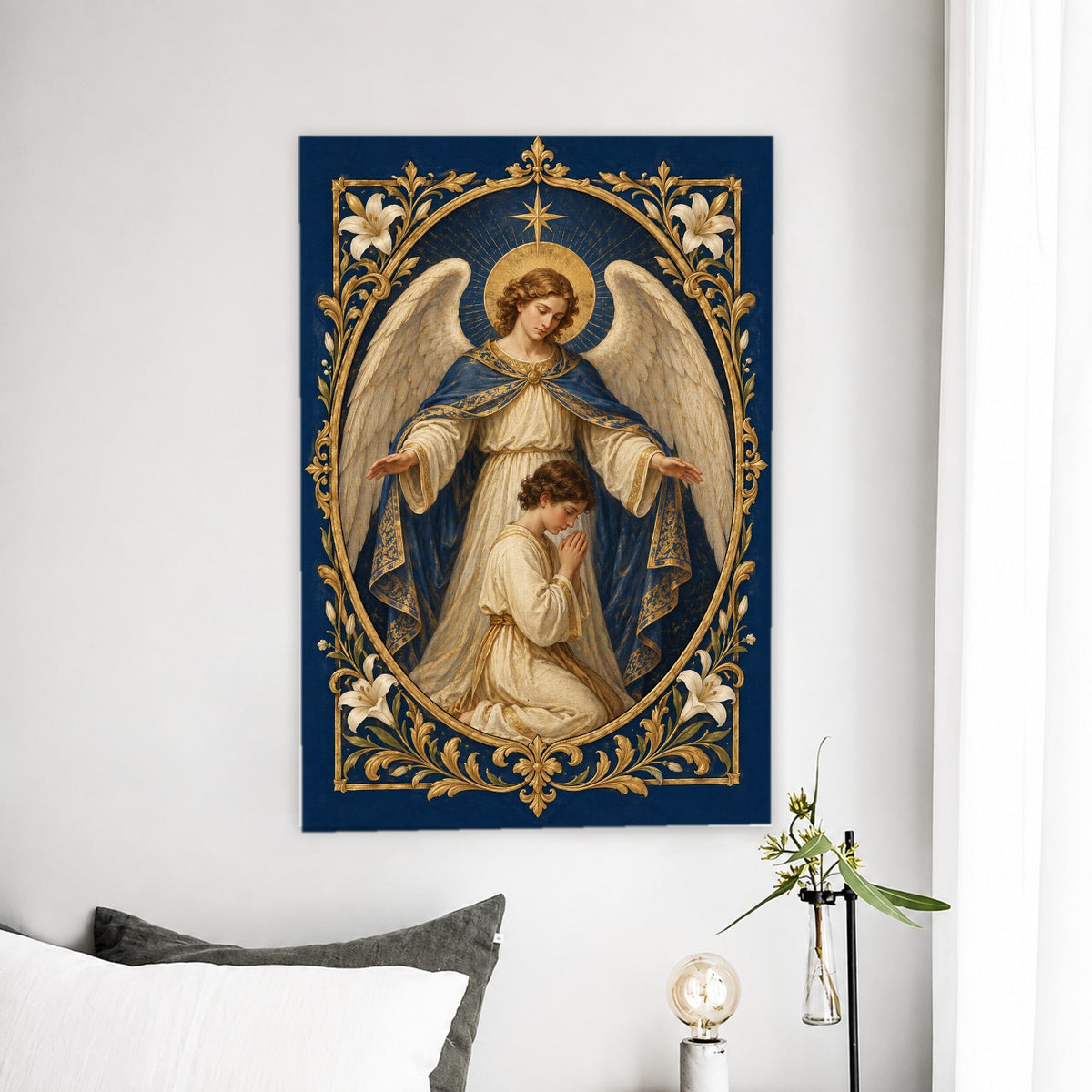 Ala Dei Canvas Wall Art - Catholic Wall Art, detail view