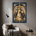Ala Dei Canvas Wall Art - Catholic Wall Art, styled in the home