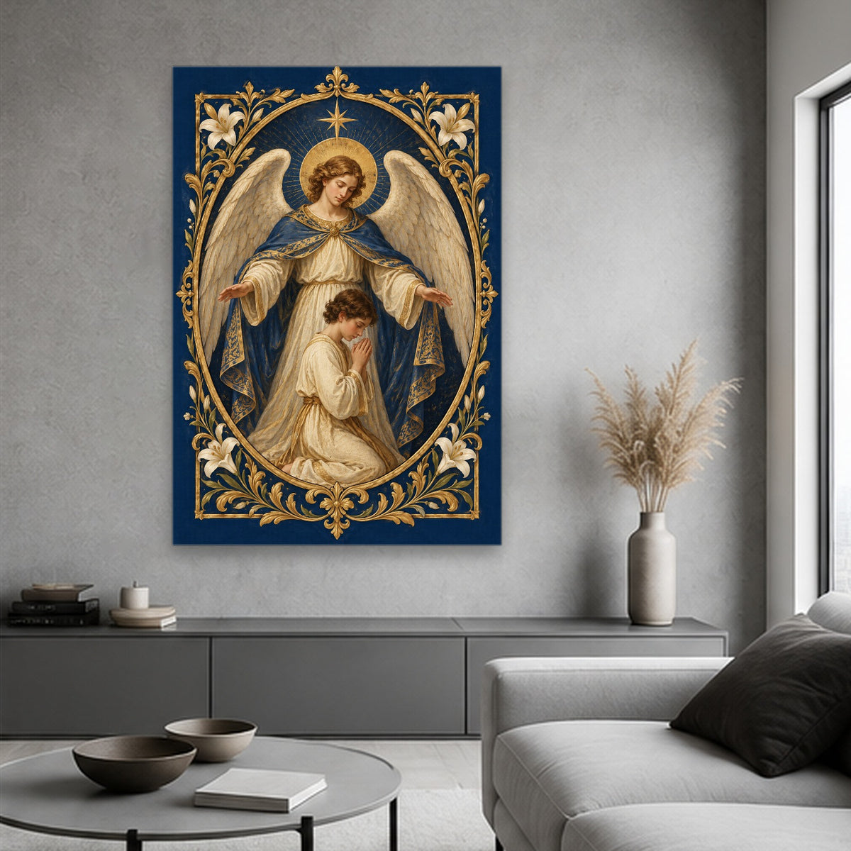 Ala Dei Canvas Wall Art - Catholic Wall Art, hanging display