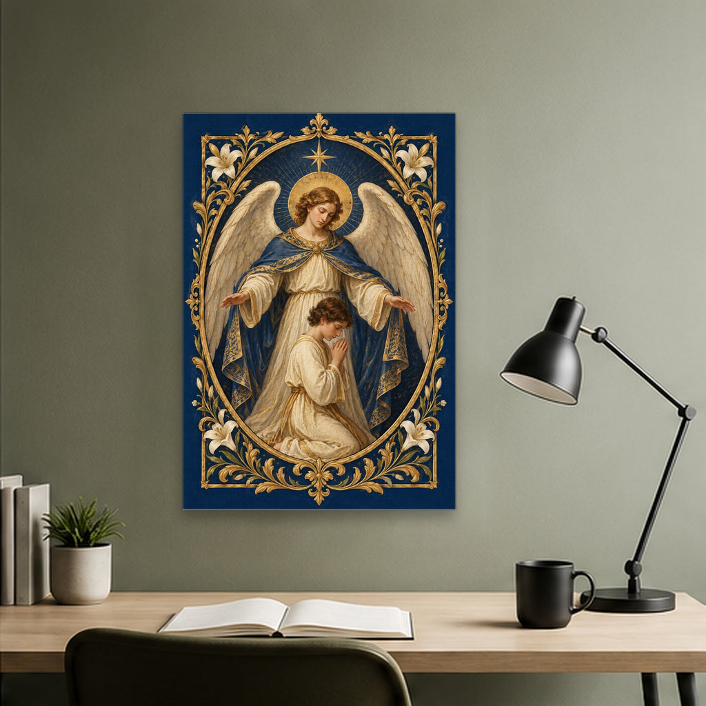 Ala Dei Canvas Wall Art - Catholic Wall Art, close-up of the print