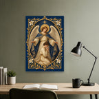 Ala Dei Canvas Wall Art - Catholic Wall Art, close-up of the print