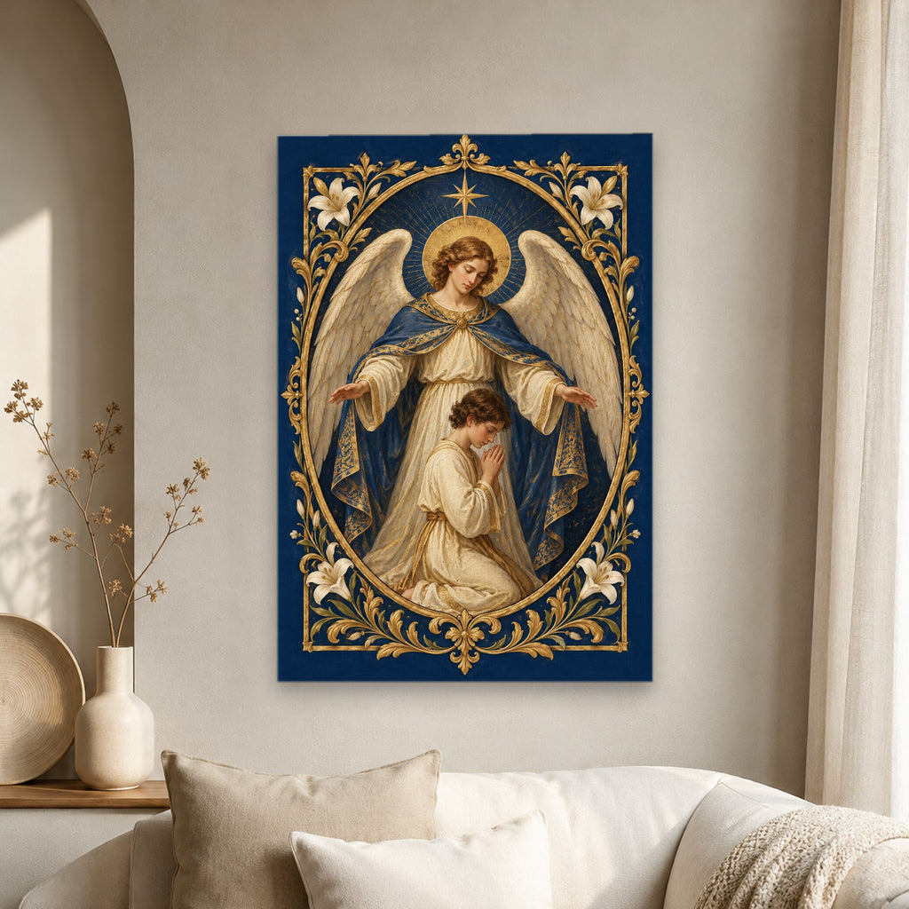 Ala Dei Canvas Wall Art - Catholic Wall Art, scale reference