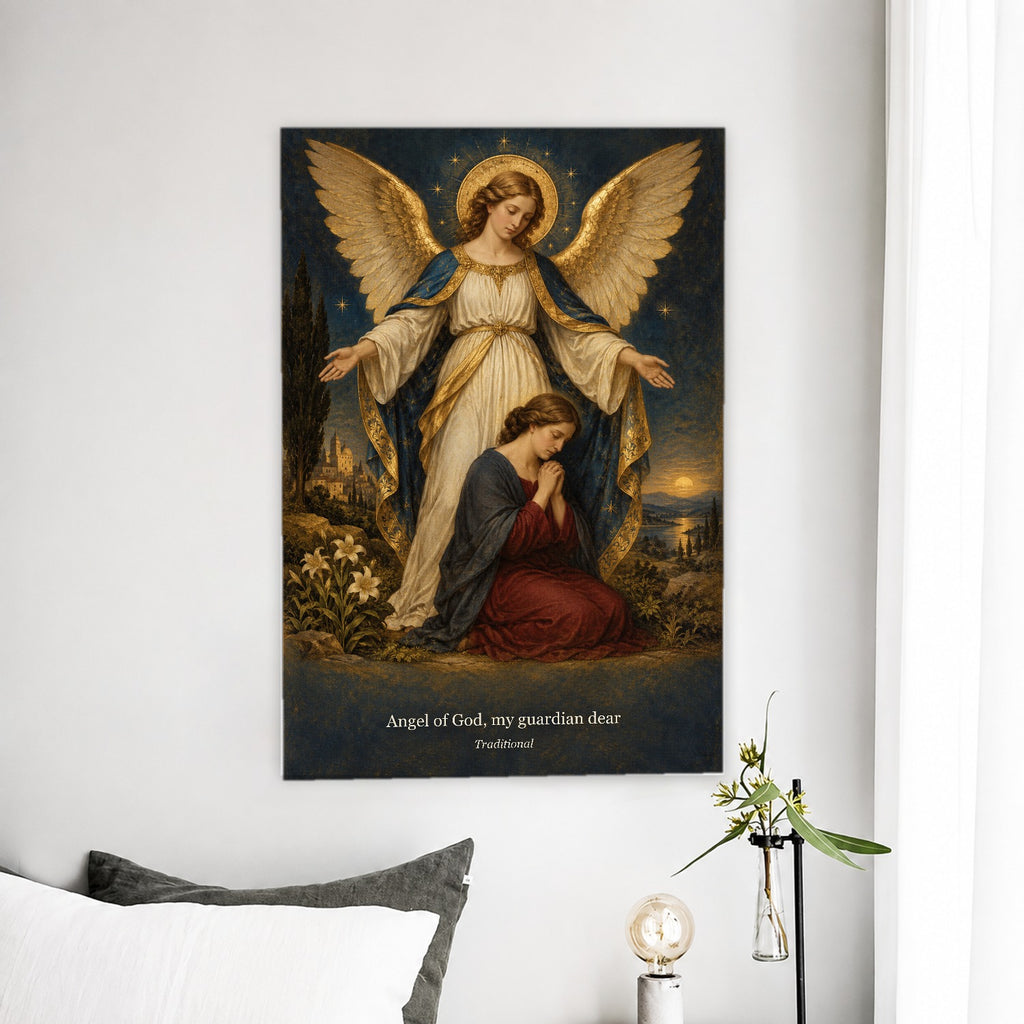 Ala Dei II Canvas Wall Art - Catholic Wall Art, detail view