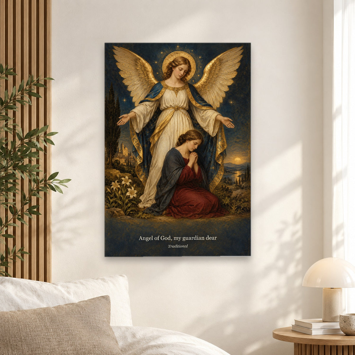 Ala Dei II Canvas Wall Art - Catholic Wall Art, alternate angle