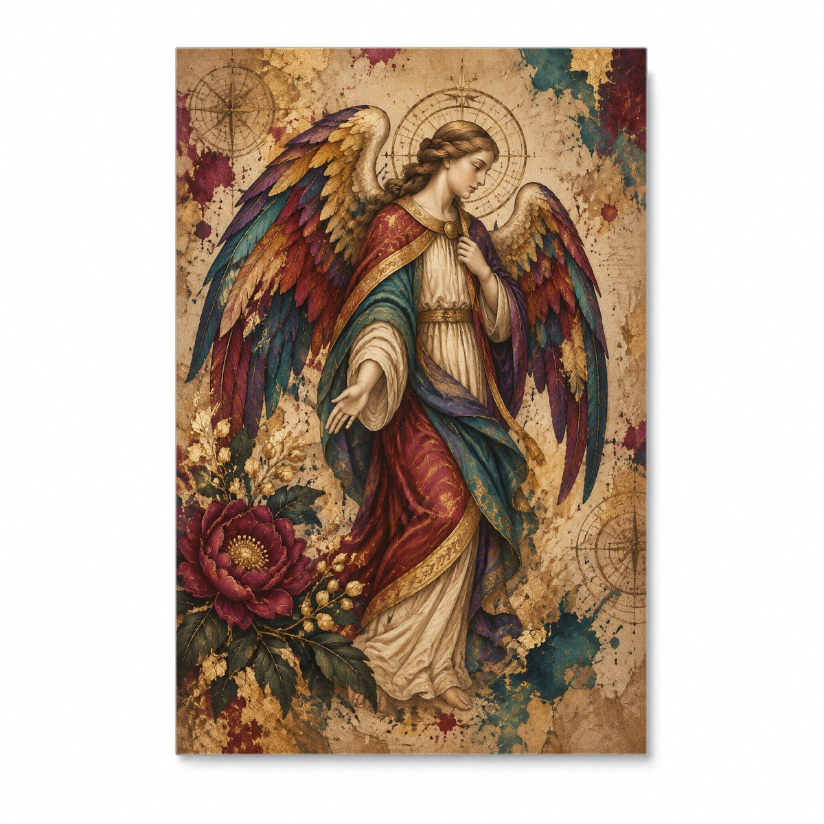 Alae Iridis Canvas Wall Art - Catholic Wall Art, front view