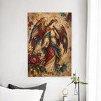 Alae Iridis Canvas Wall Art - Catholic Wall Art, detail view