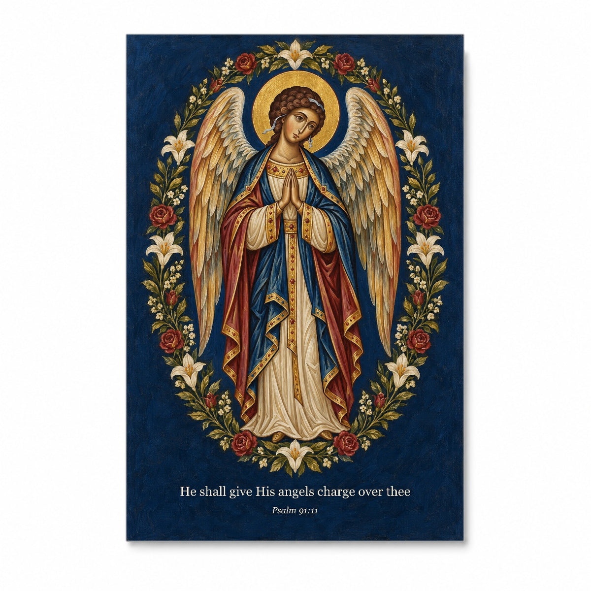 Alae Pacis VI Canvas Wall Art - Catholic Wall Art, front view