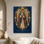 Alae Pacis VI Canvas Wall Art - Catholic Wall Art, scale reference