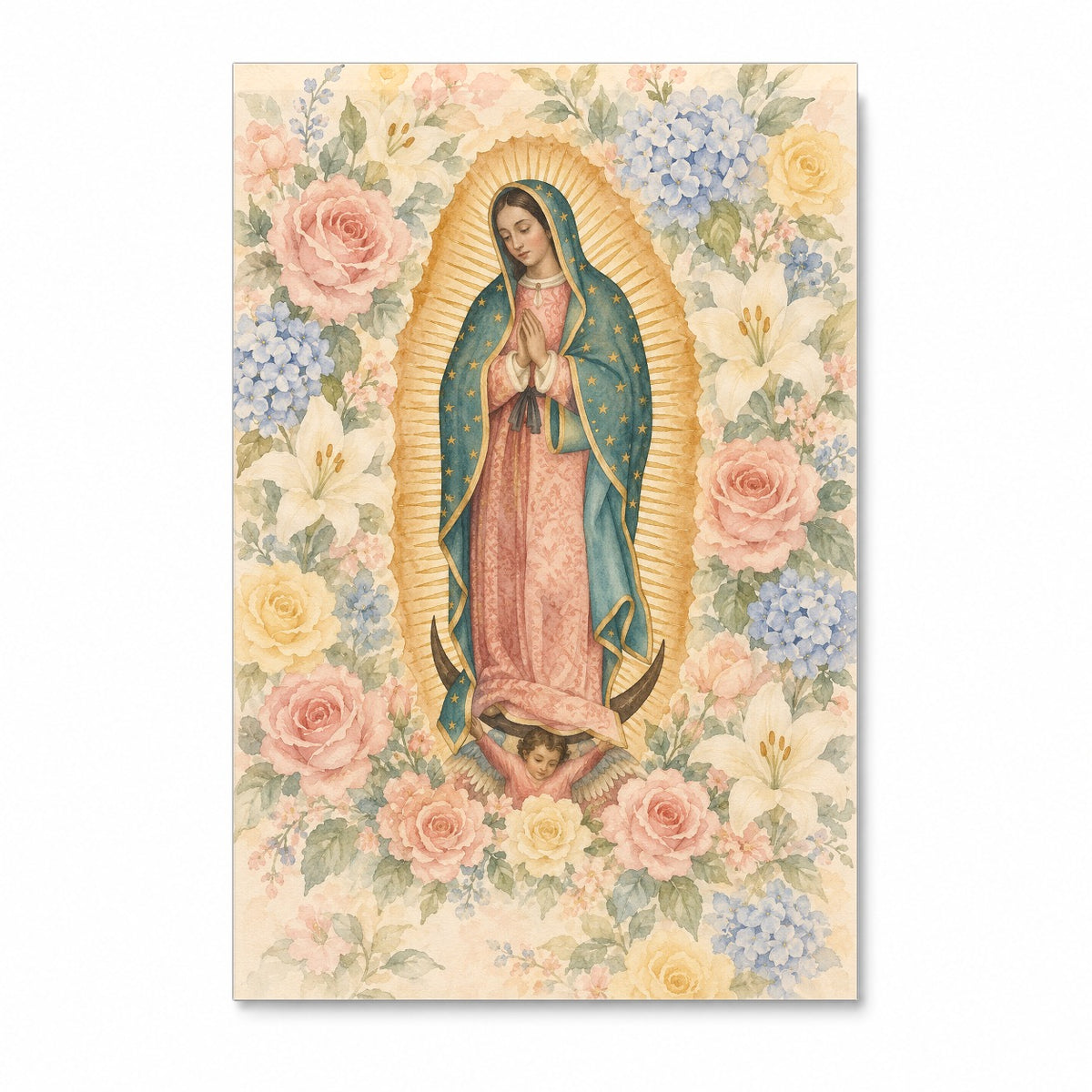 All Generations – Catholic Canvas Wall Art - Catholic Wall Art, front view