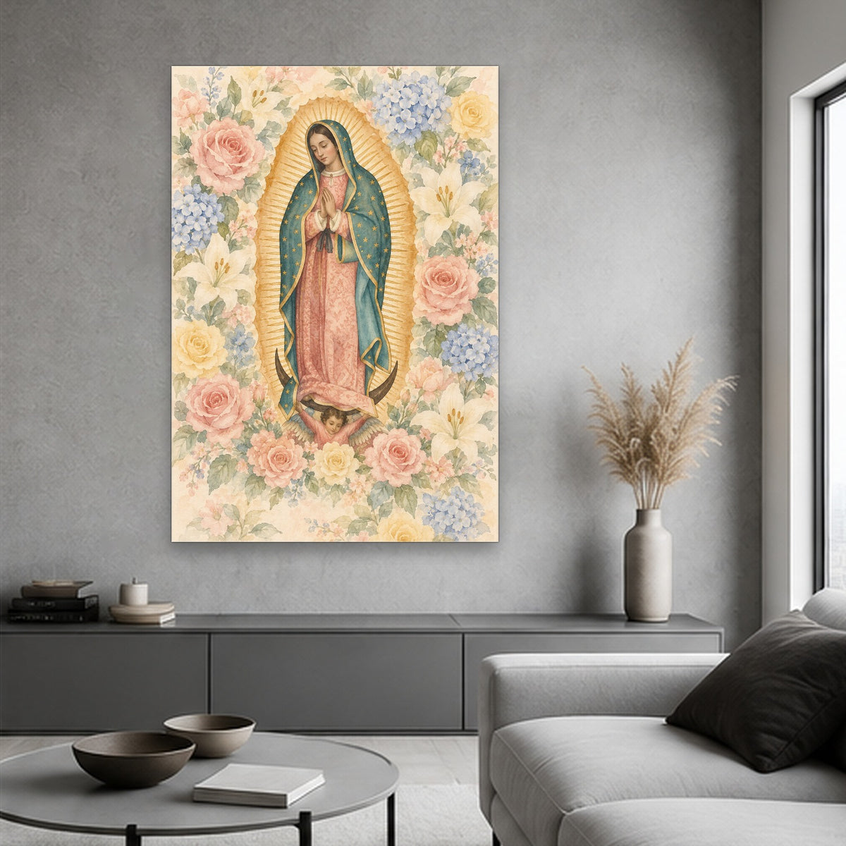 All Generations – Catholic Canvas Wall Art - Catholic Wall Art, hanging display