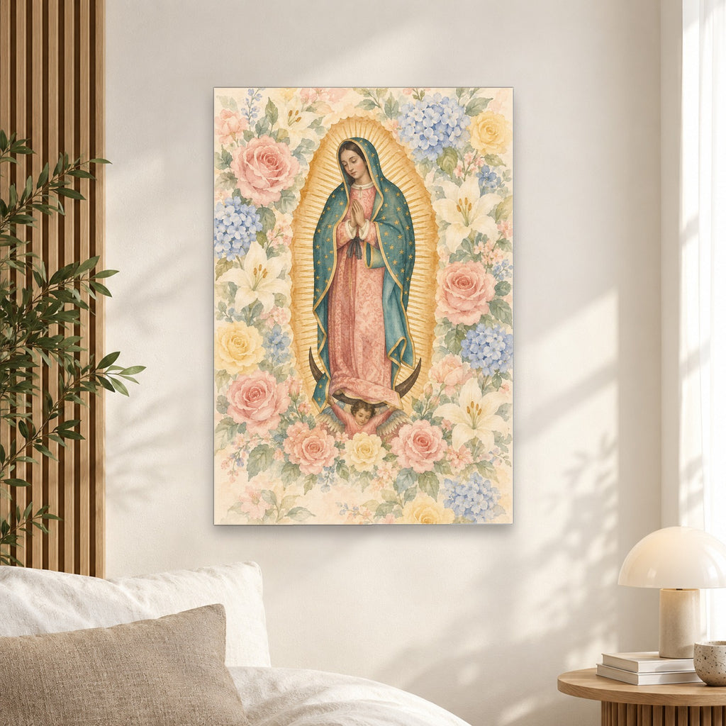 All Generations – Catholic Canvas Wall Art - Catholic Wall Art, alternate angle
