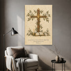 All Things in Him Canvas Wall Art - Catholic Wall Art, styled in the home