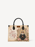 Almighty Breath PU Leather Handbag - Christian Handbag, front view
