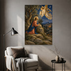 An Angel Strengthening Canvas Wall Art - Christian Wall Art, styled in the home