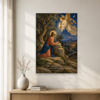 An Angel Strengthening Canvas Wall Art - Christian Wall Art, gift presentation