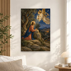 An Angel Strengthening Canvas Wall Art - Christian Wall Art, alternate angle