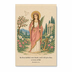 Ancora Fidei Canvas Wall Art - Catholic Wall Art, front view