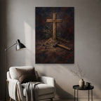 Arbor Crucis VI Canvas Wall Art - Catholic Wall Art, styled in the home