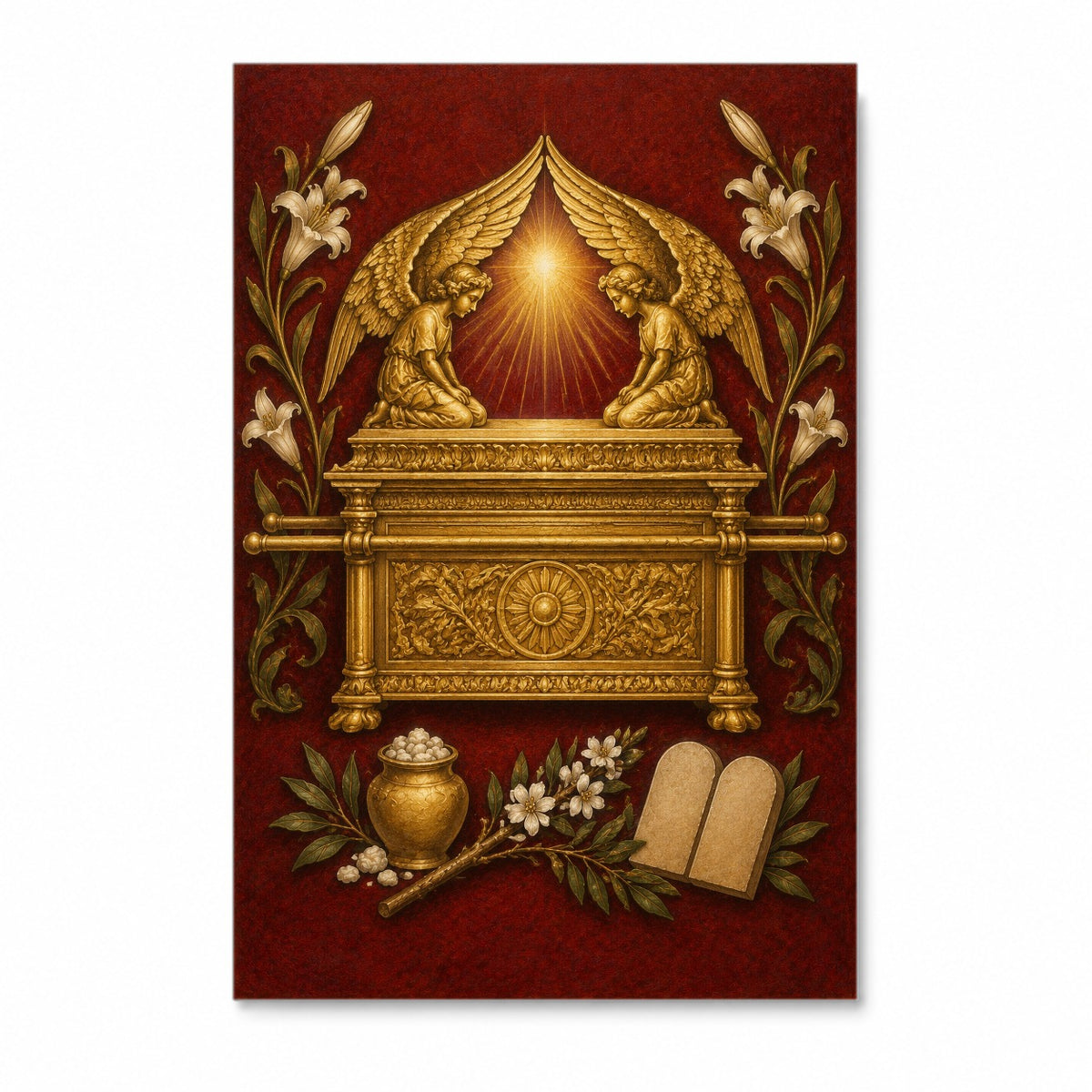 Arca Foederis Canvas Wall Art - Catholic Wall Art, front view