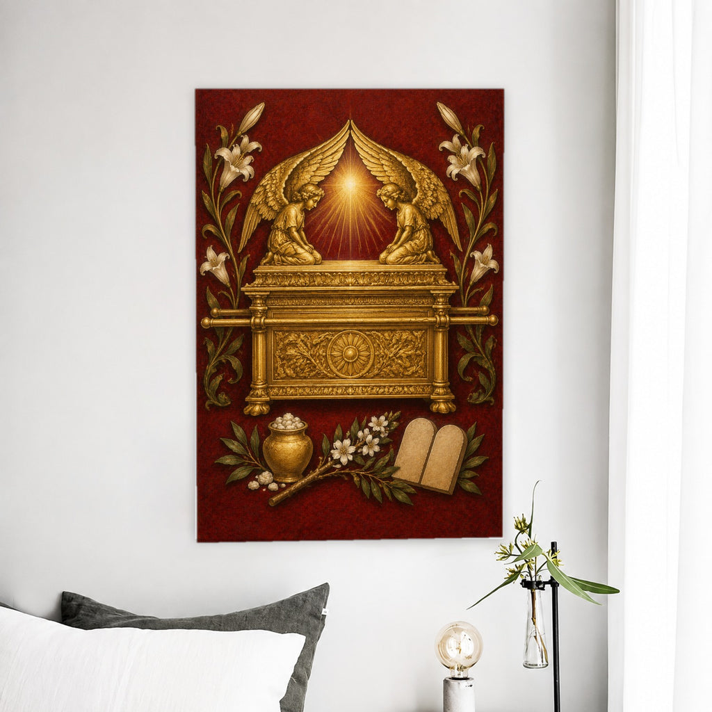 Arca Foederis Canvas Wall Art - Catholic Wall Art, detail view