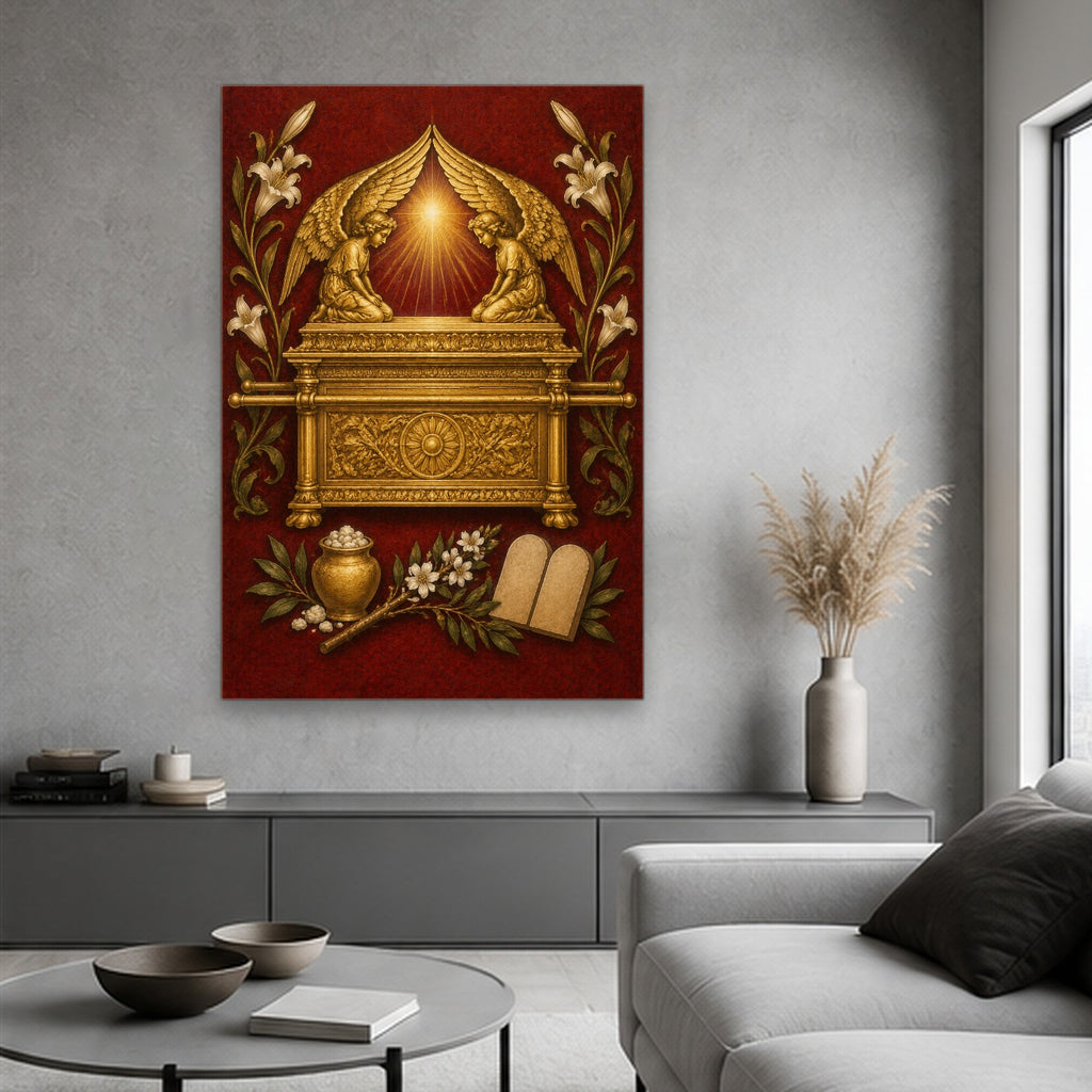 Arca Foederis Canvas Wall Art - Catholic Wall Art, hanging display