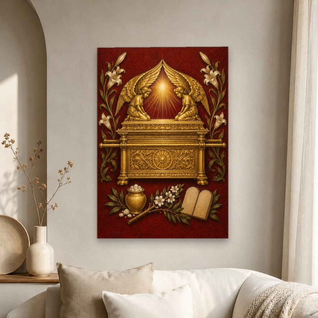 Arca Foederis Canvas Wall Art - Catholic Wall Art, scale reference