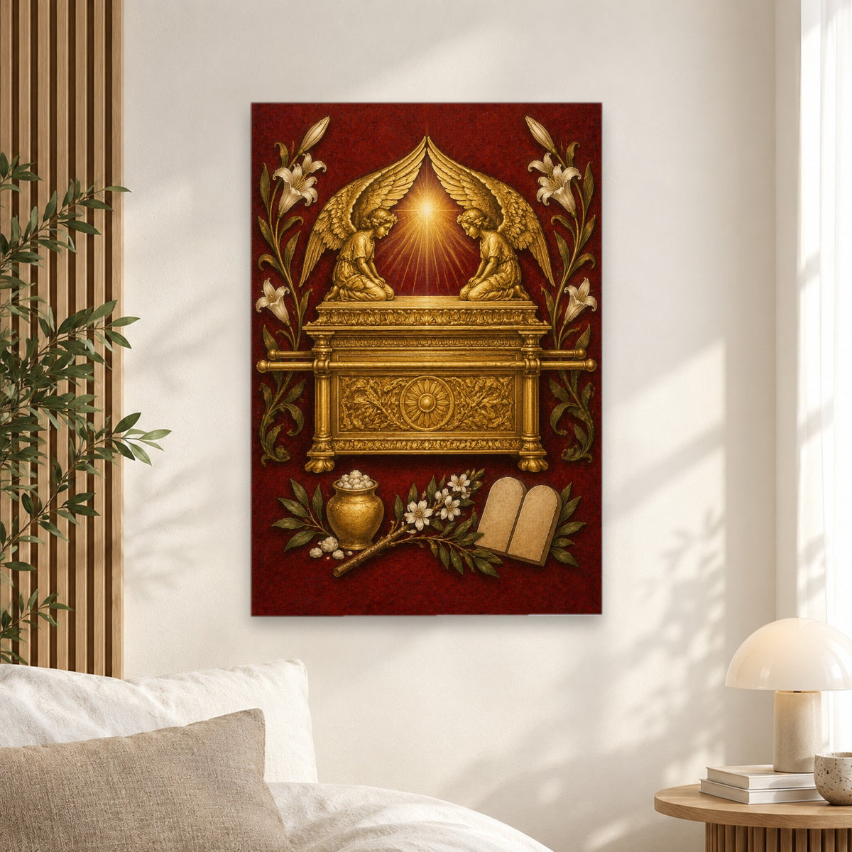 Arca Foederis Canvas Wall Art - Catholic Wall Art, alternate angle