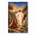 At the Breaking of Dawn Canvas Wall Art - Catholic Wall Art, front view