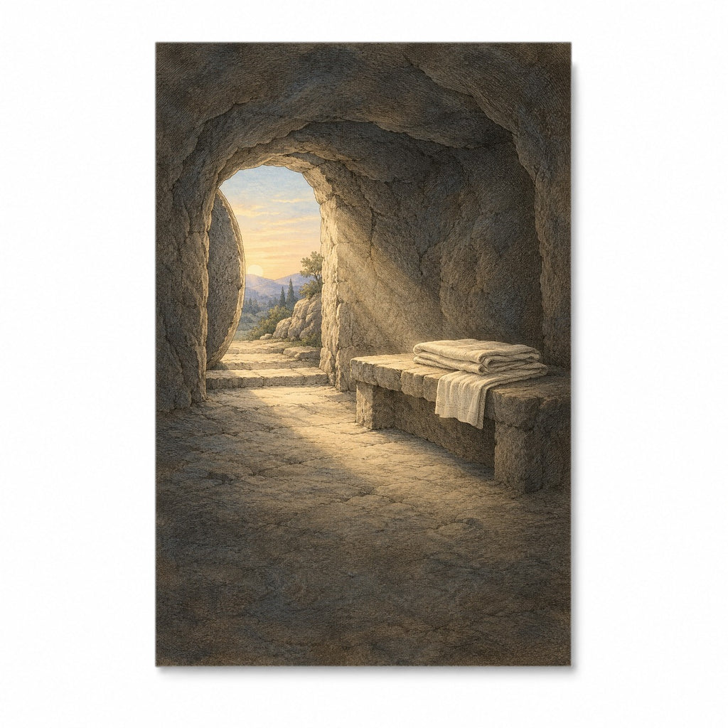 Aurora Victoriae IV Canvas Wall Art - Catholic Wall Art, front view