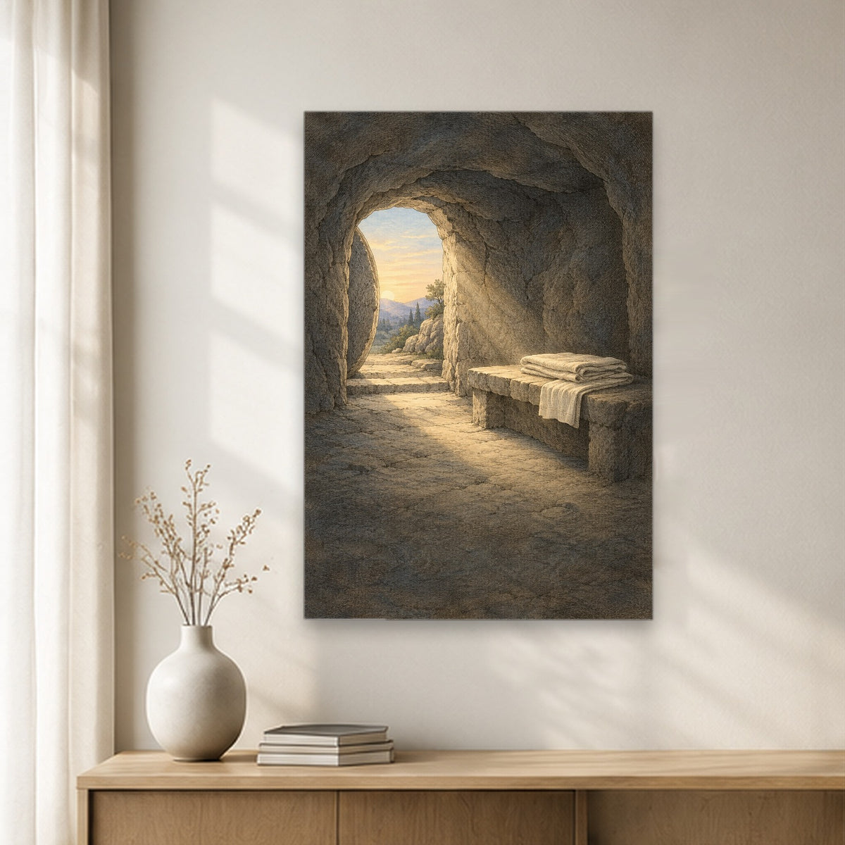 Aurora Victoriae IV Canvas Wall Art - Catholic Wall Art, gift presentation
