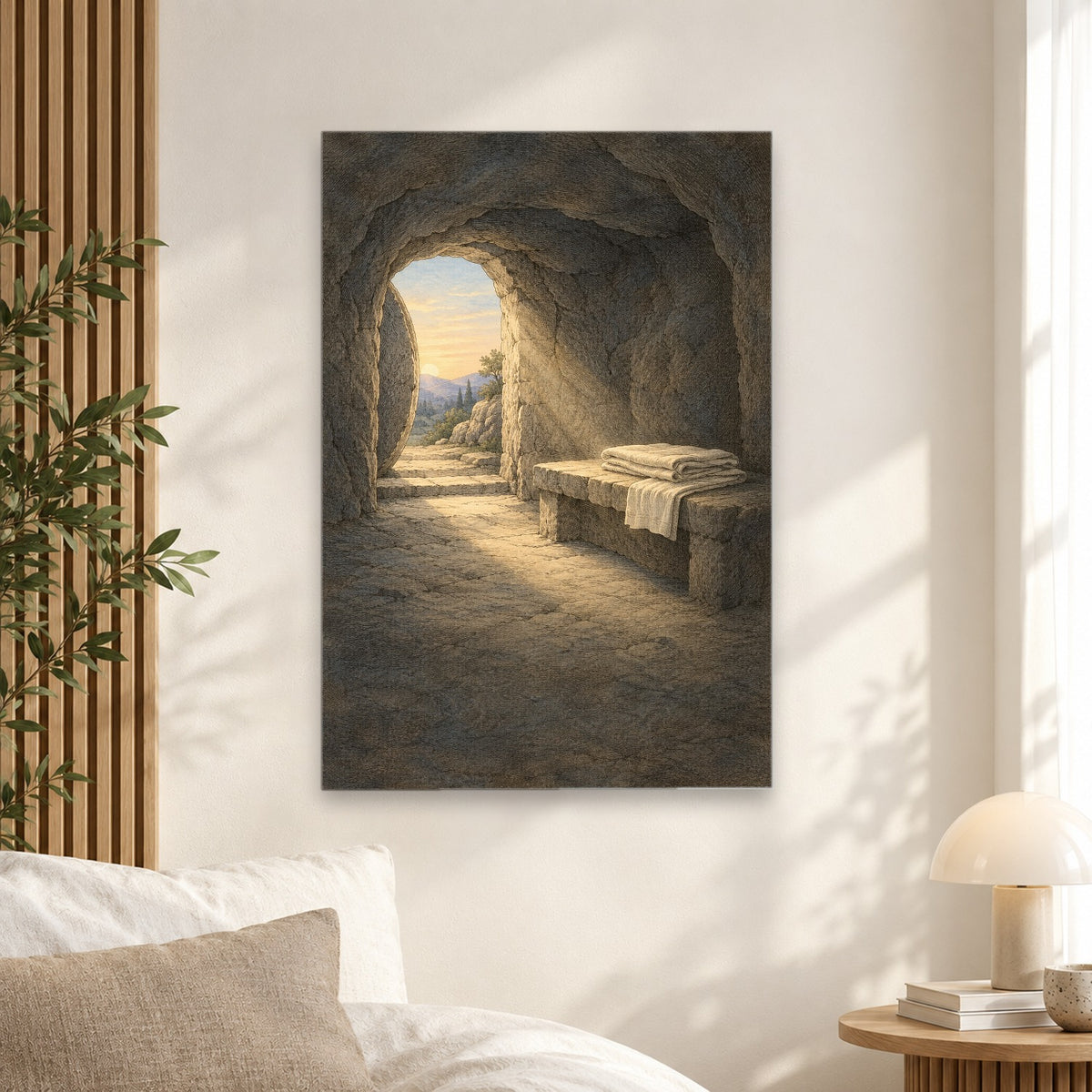 Aurora Victoriae IV Canvas Wall Art - Catholic Wall Art, alternate angle