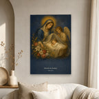 Ave Maria II Canvas Wall Art - Catholic Wall Art, scale reference