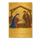 Babys First Christmas - Nativity Personalized Canvas Wall Art - Canvas Wall Art, front view