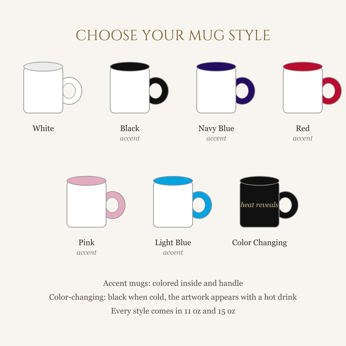 Rose Wreath Cross Blessing Mug - choose white, accent or color-changing, 11 oz or 15 oz
