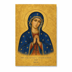 Bead by Bead in Manuscript Canvas Wall Art - Catholic Wall Art, front view